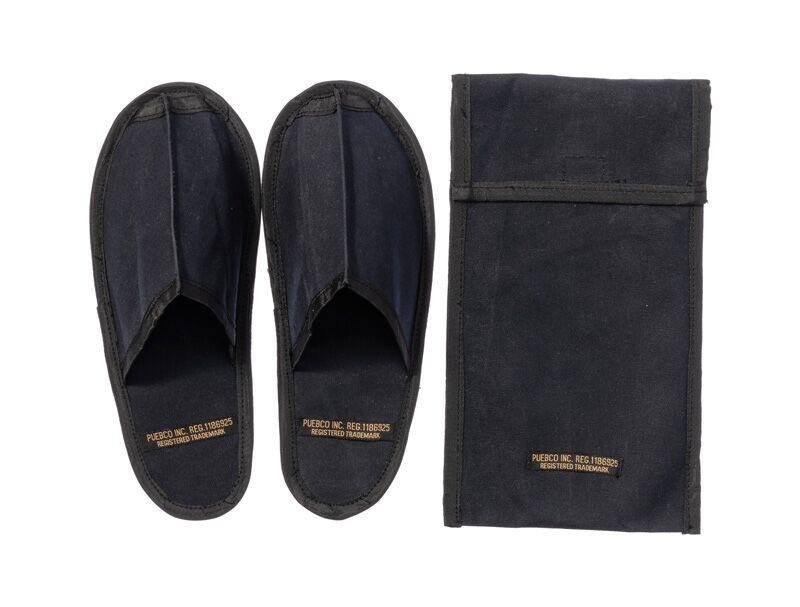 Welcome Guest Pouch with Slippers Gift Set