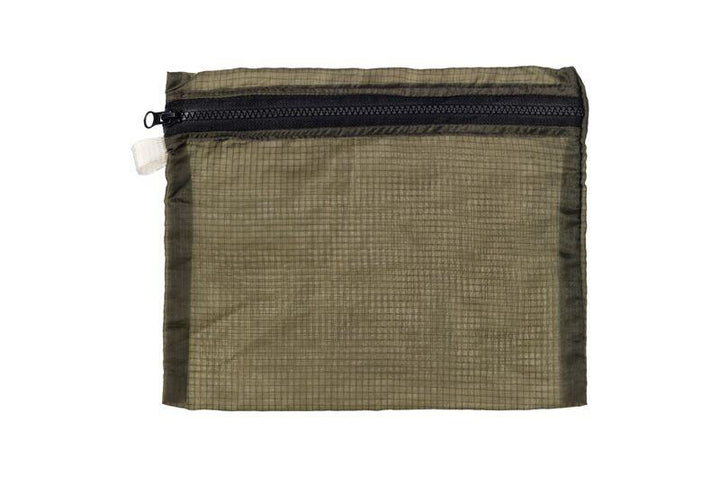 vintage parachute light pouch large olive design by puebco 1