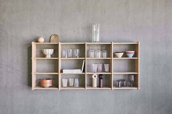 Yuka Groove Glass Set in Yellow 2