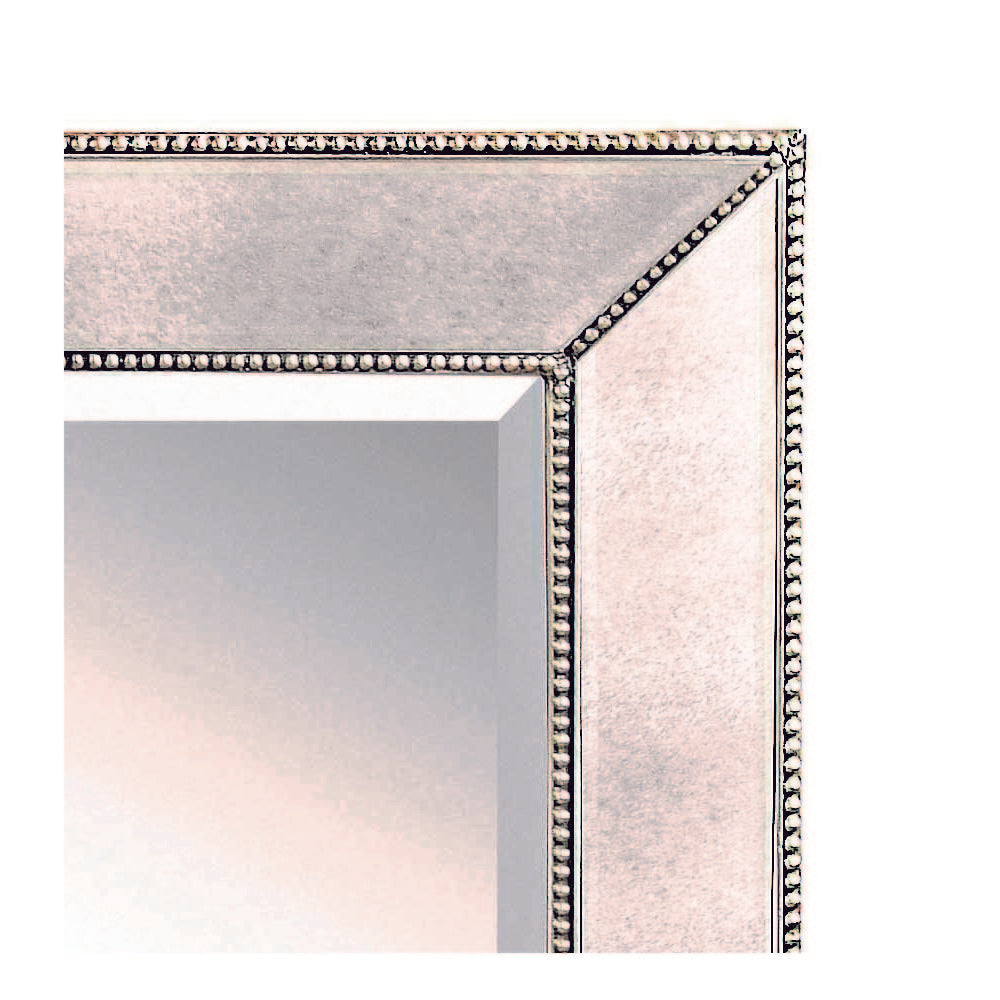 Beaded Wall Mirror By Bassett Mirror Bm M3341Bec Open Box 2