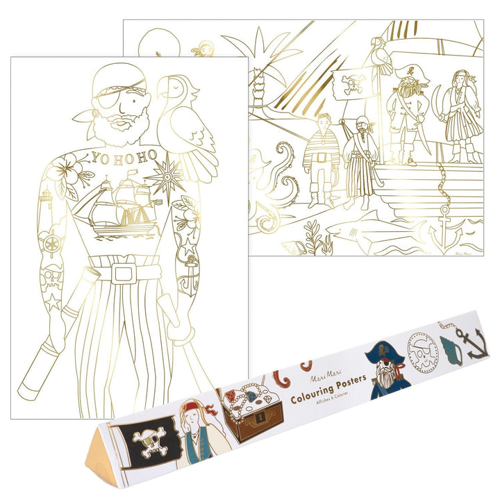 pirate coloring posters by meri meri mm 223137 1