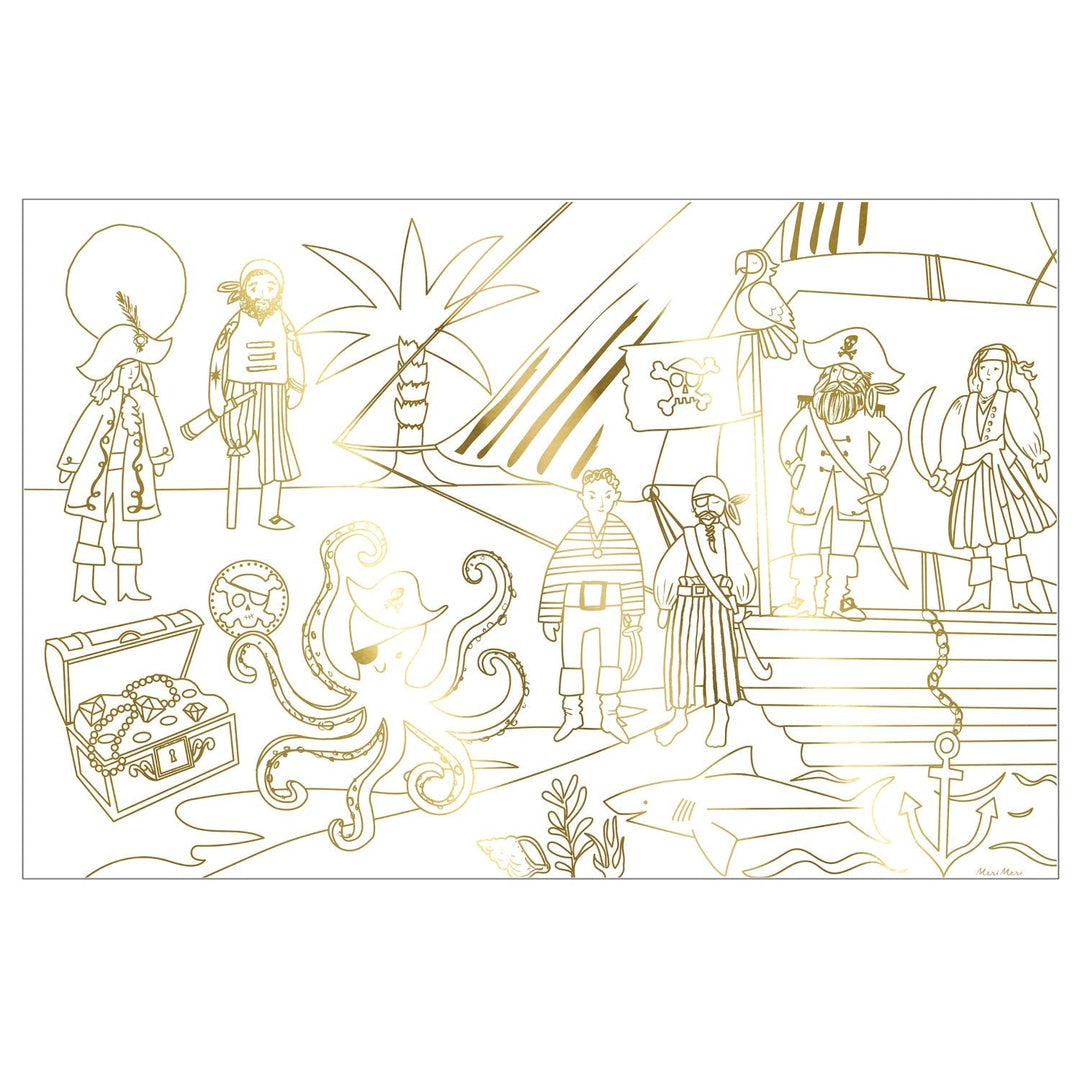 pirate coloring posters by meri meri mm 223137 6