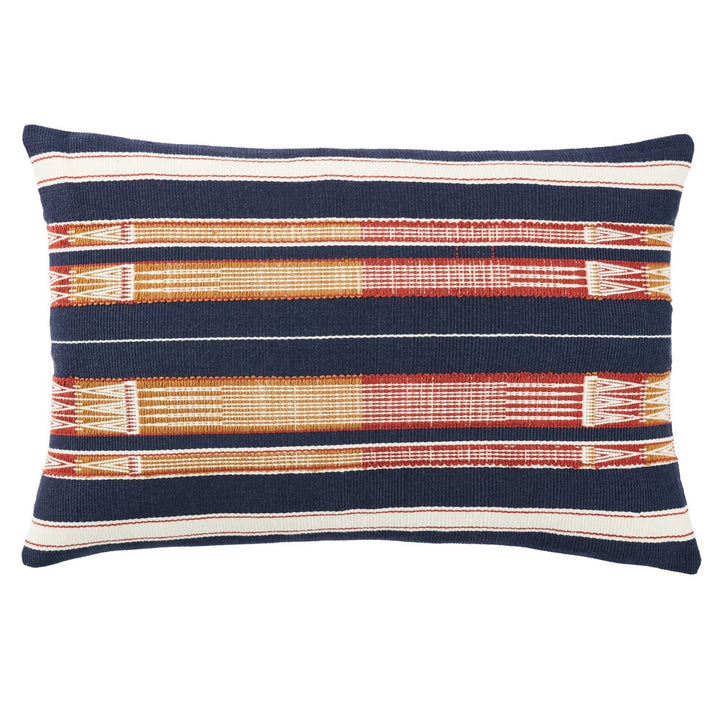 Nagaland Pillow Patkai Navy & Cream Pillow 1