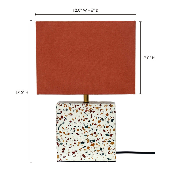 Terrazzo Square Table Lamp 3