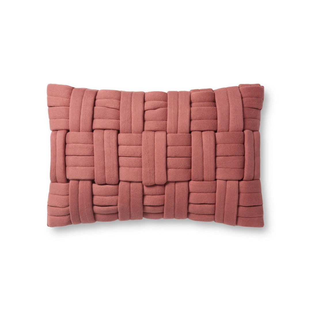 Woven Pink Pillow - Open Box 1