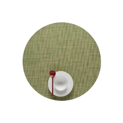 mini basketweave round placemat by chilewich 100408 002 8
