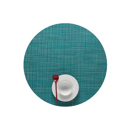 mini basketweave round placemat by chilewich 100408 002 20