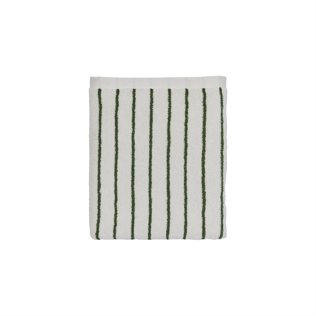 raita towel mini green offwhite 1
