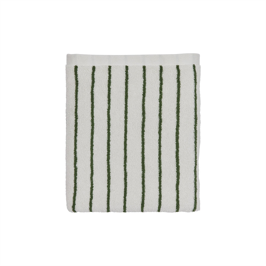 raita towel green offwhite 1