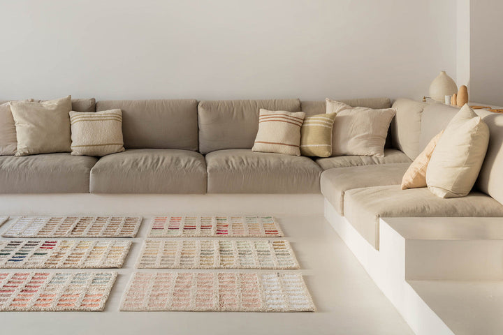knitted cushion duetto by lorena canals sc duetto olv 24