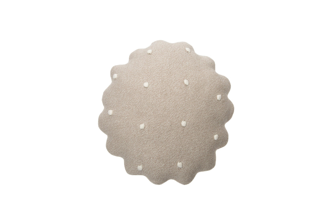 knitted cushion round biscuit by lorena canals sc rbisc dwh 1