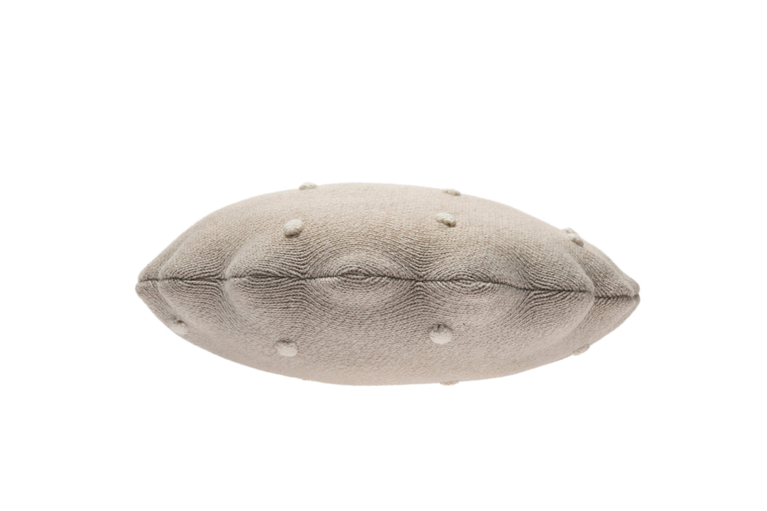 knitted cushion round biscuit by lorena canals sc rbisc dwh 3