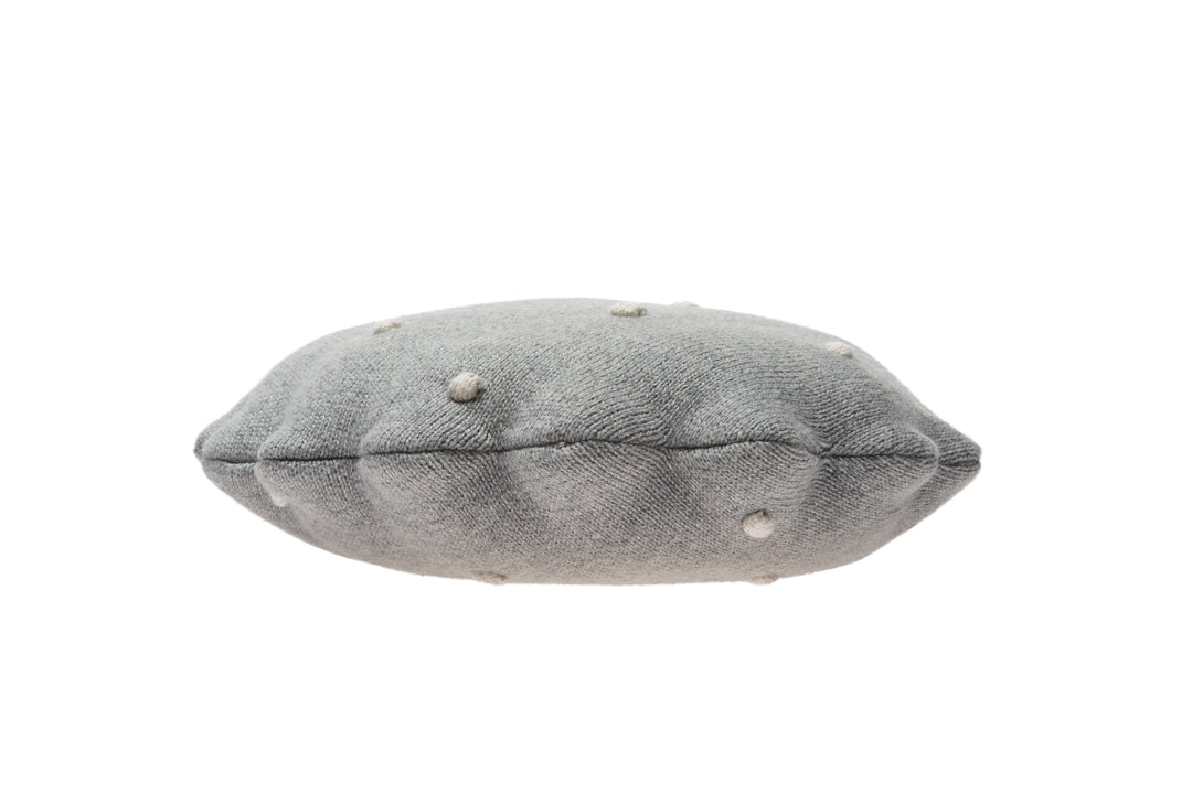 knitted cushion round biscuit by lorena canals sc rbisc dwh 16