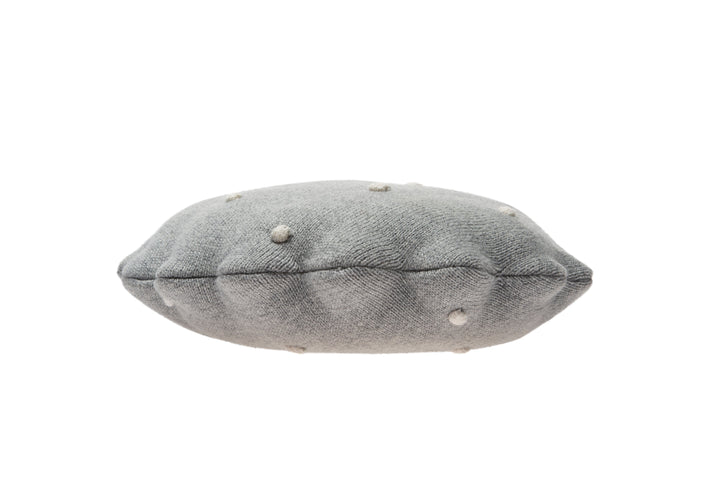 knitted cushion round biscuit by lorena canals sc rbisc dwh 16