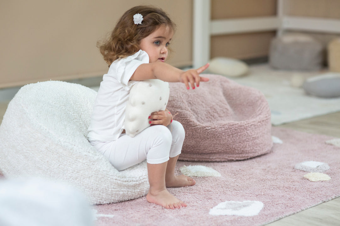 knitted cushion round biscuit by lorena canals sc rbisc dwh 25
