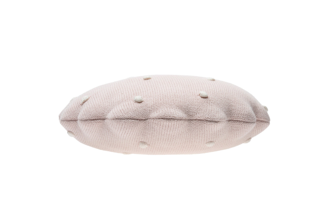 knitted cushion round biscuit by lorena canals sc rbisc dwh 30