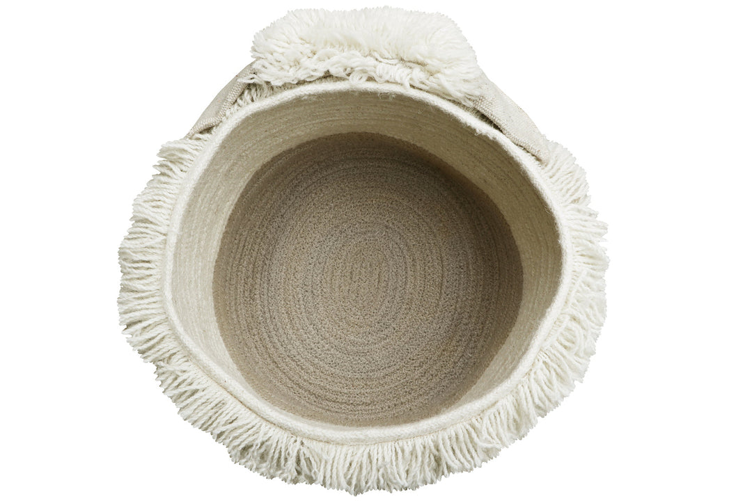 pink nose sheep woolable basket by lorena canals wo bsk nose 4