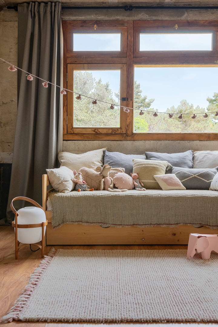 koa pink woolable rug by lorena canals wo koa pk s 20
