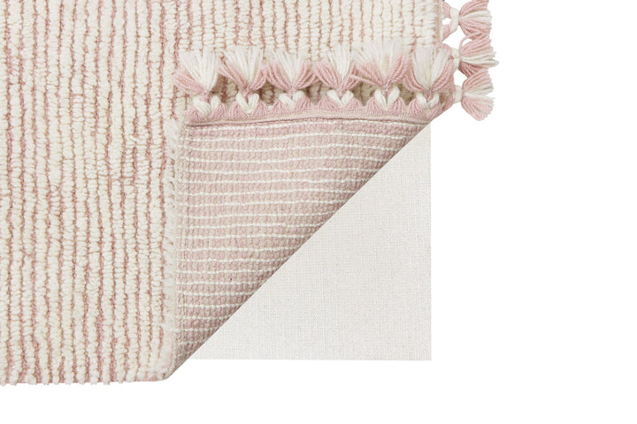koa pink woolable rug by lorena canals wo koa pk s 17