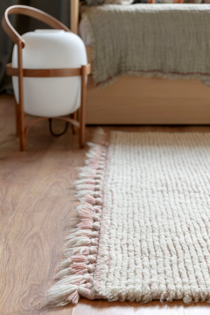 koa pink woolable rug by lorena canals wo koa pk s 9