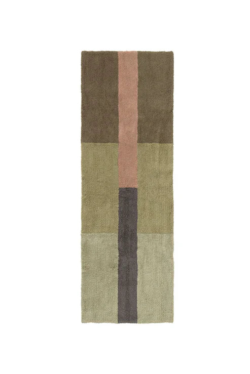 Chroma Washable Wool Runner Rug