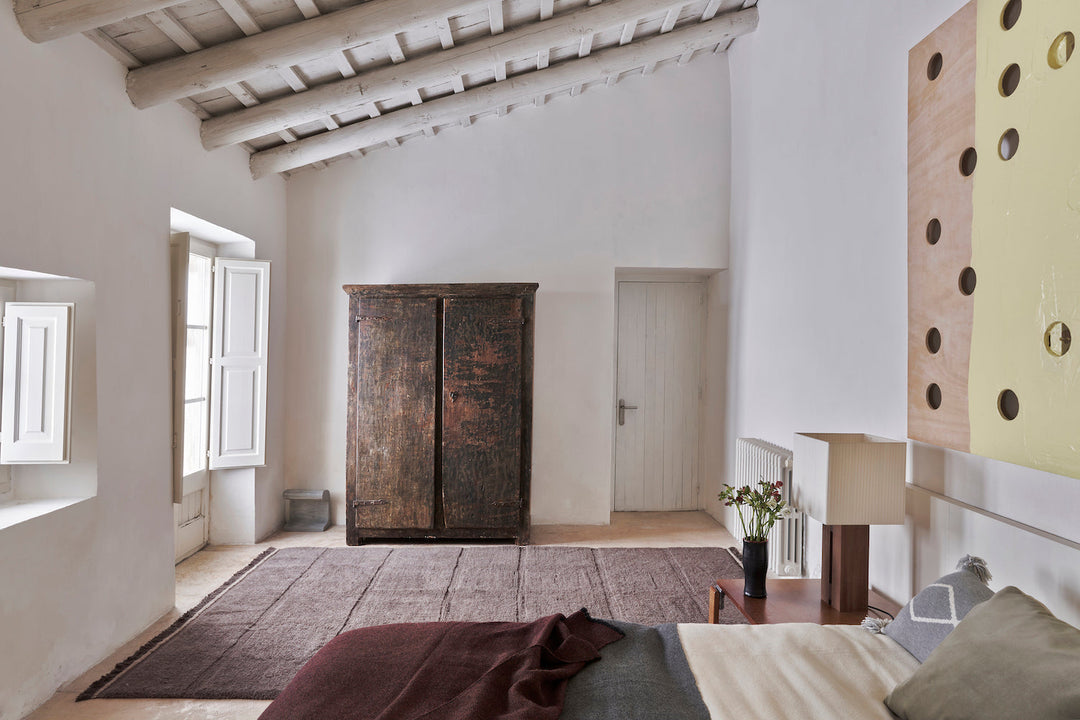 steppe sheep brown woolable rug by lorena canals wo steppe bw s 50