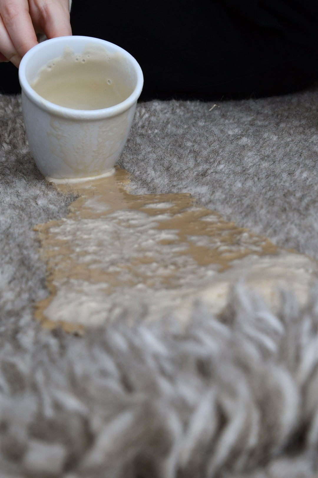 tundra blended sheep grey woolable rug by lorena canals wo tun lgr s 8