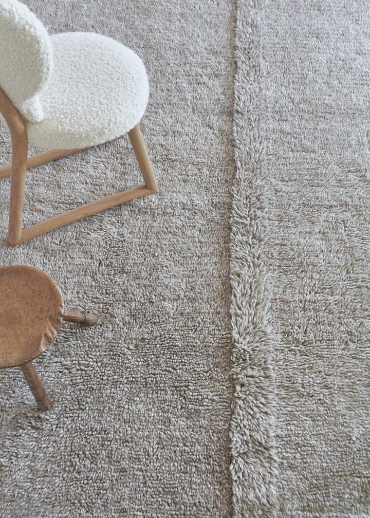 tundra blended sheep grey woolable rug by lorena canals wo tun lgr s 35