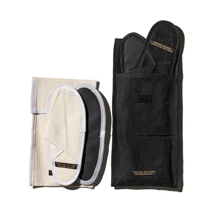 Welcome Guest Pouch with Slippers Gift Set