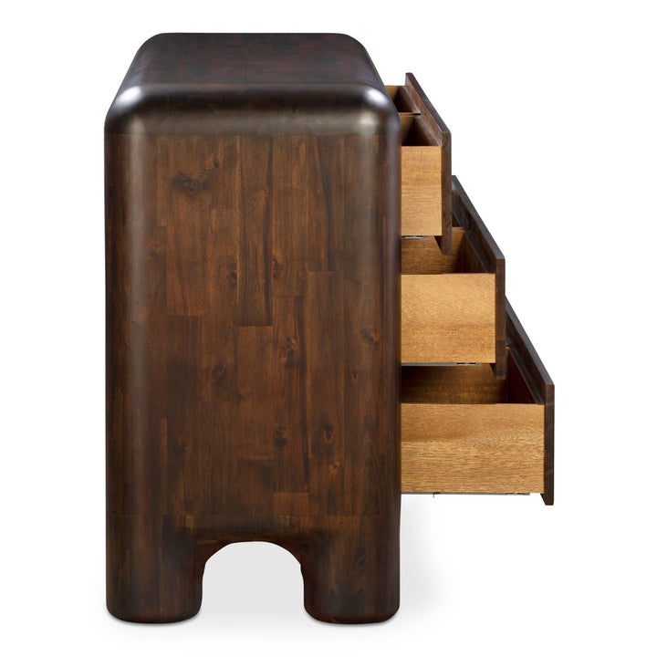 Rowan 6 Drawer Dresser Dark Brown 7