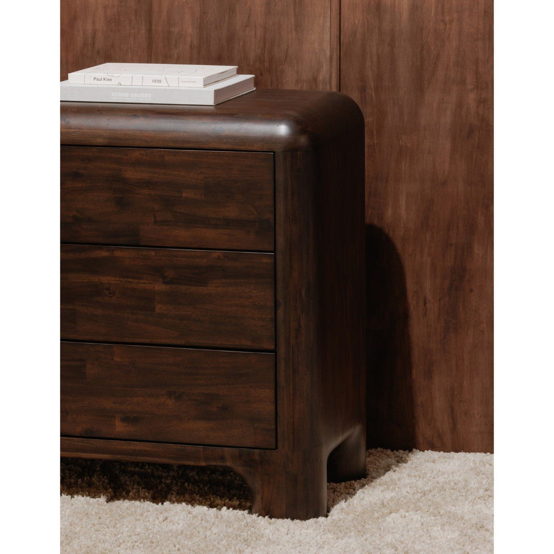 Rowan 6 Drawer Dresser Dark Brown 13