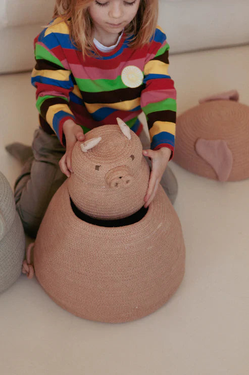 Peggy the Pig Basket 6