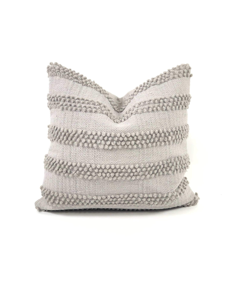 Sanj Grey Indian And Peruvian Pillow 1