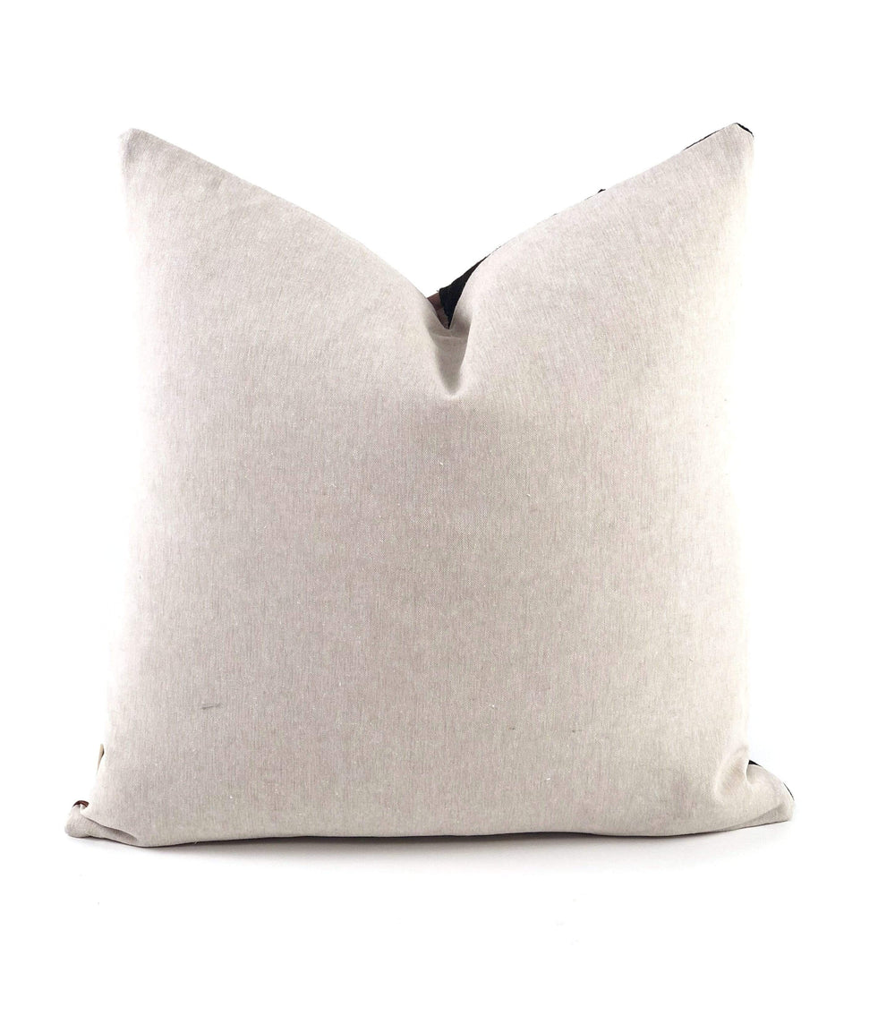 Set White African Mud Cloth Pillow 2