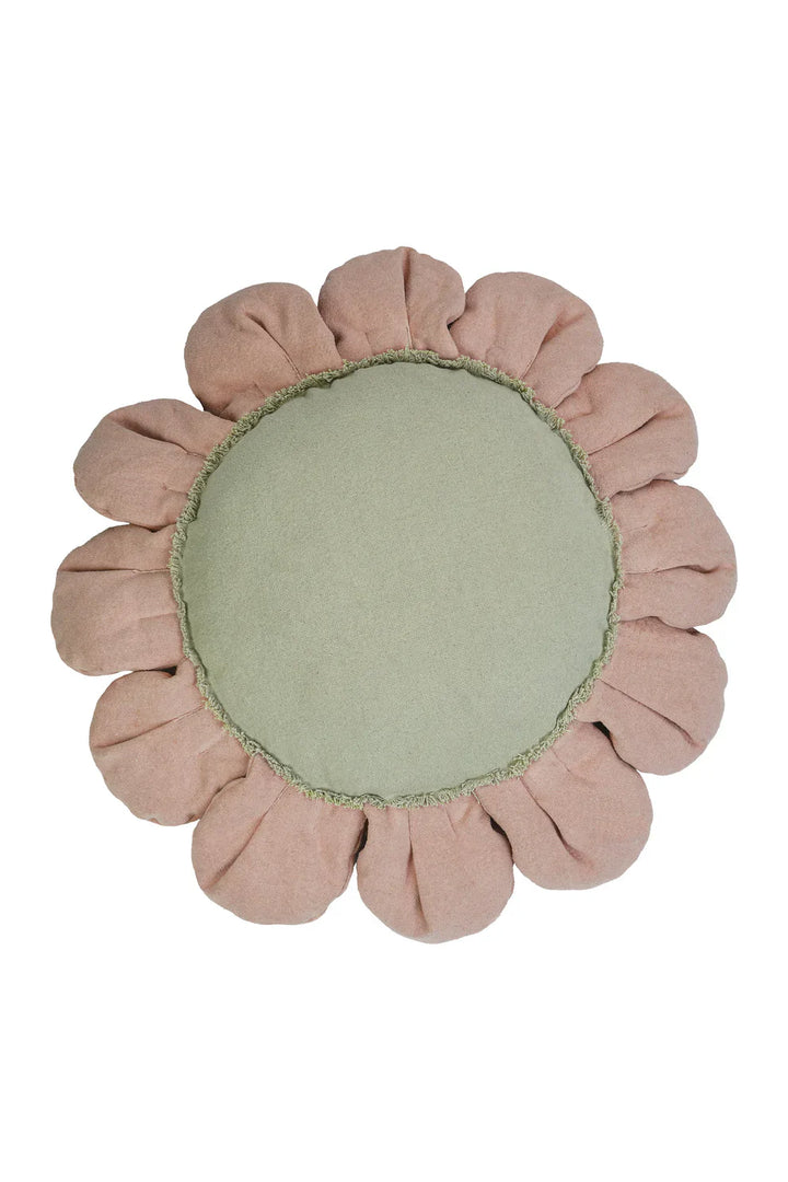 Pink Daisy Floor Cushion 3