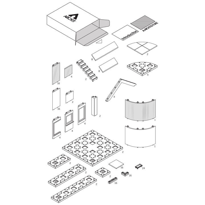 go plus 2 0 kids architect scale model house building kit by arckit 9