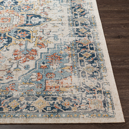 Huntington Beach Indoor/Outdoor Blue Rug Front Image
