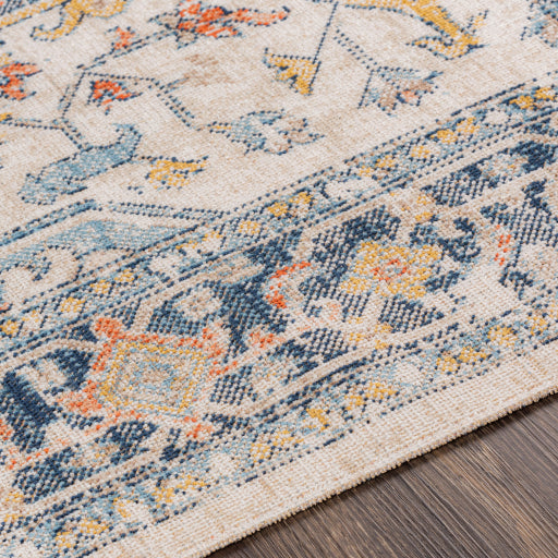Huntington Beach Indoor/Outdoor Blue Rug Texture Image