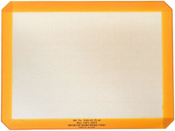 silicone placemat in yellow design by puebco 2