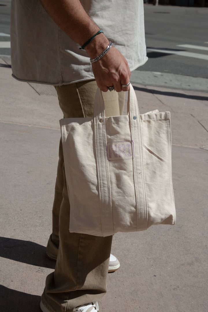 Labour Tote Bag Small Off-White