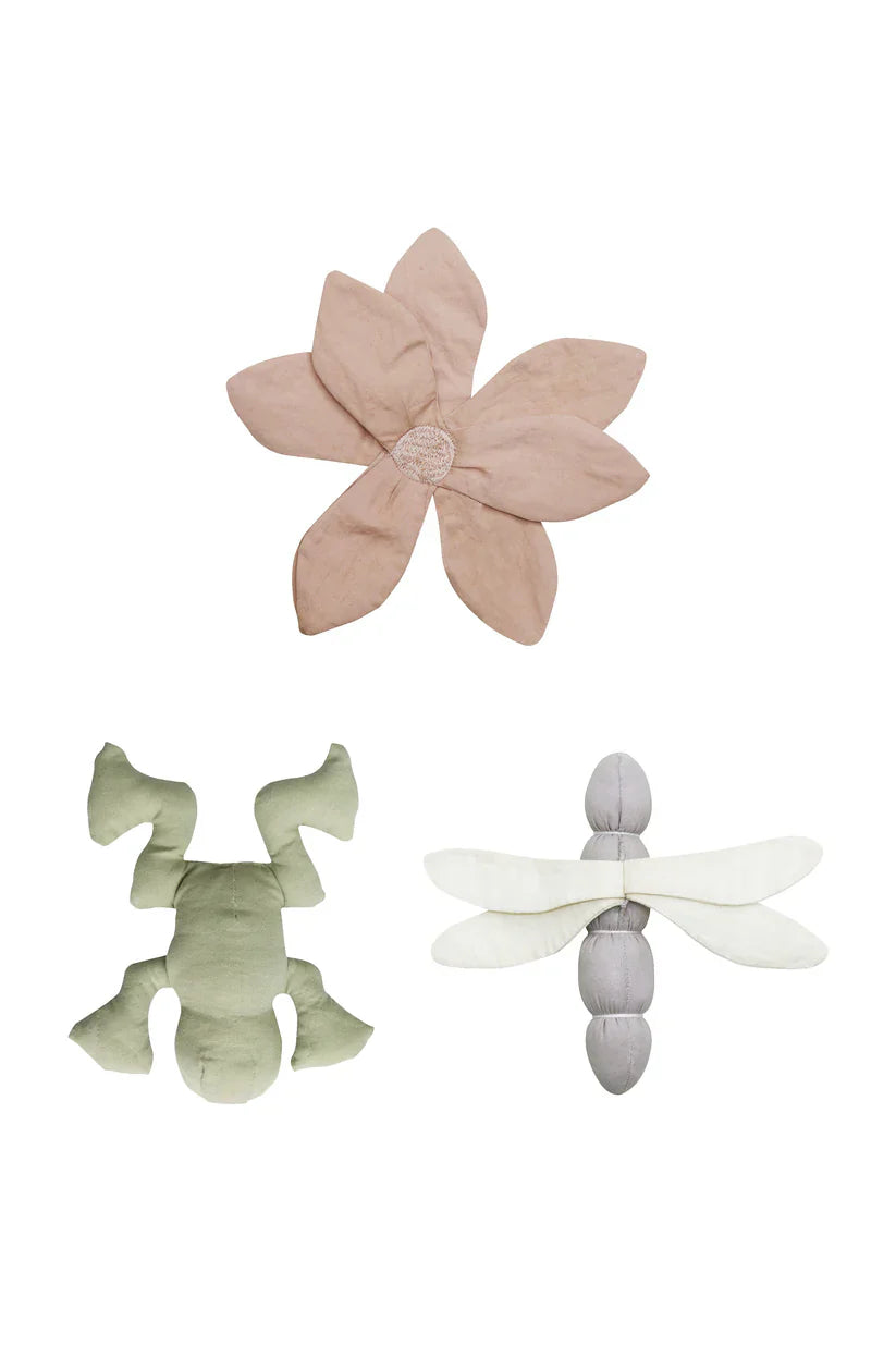 Lily Pond Crinkle Rattle Toy - Set of 3 1