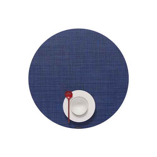 mini basketweave round placemat by chilewich 100408 002 11