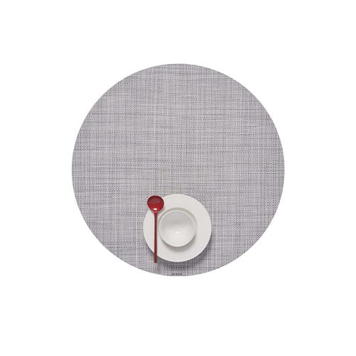 mini basketweave round placemat by chilewich 100408 002 15