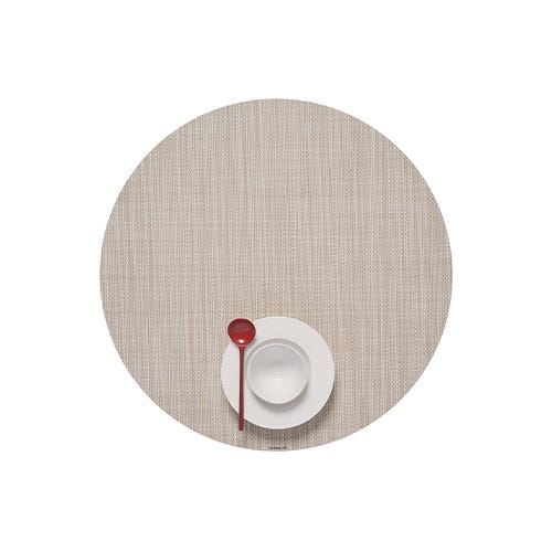 mini basketweave round placemat by chilewich 100408 002 16