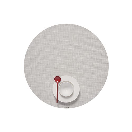 mini basketweave round placemat by chilewich 100408 002 17