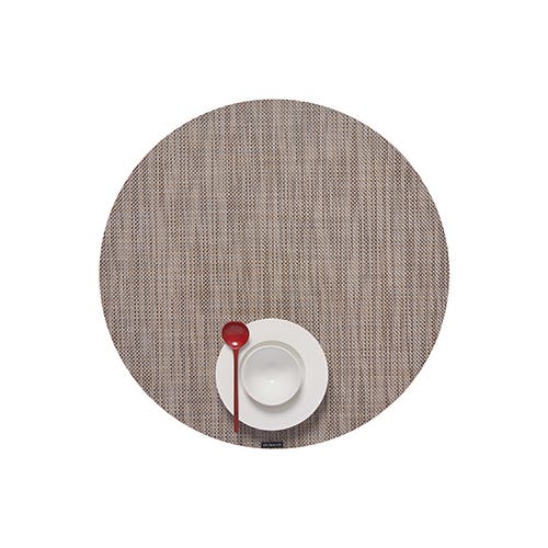 mini basketweave round placemat by chilewich 100408 002 19