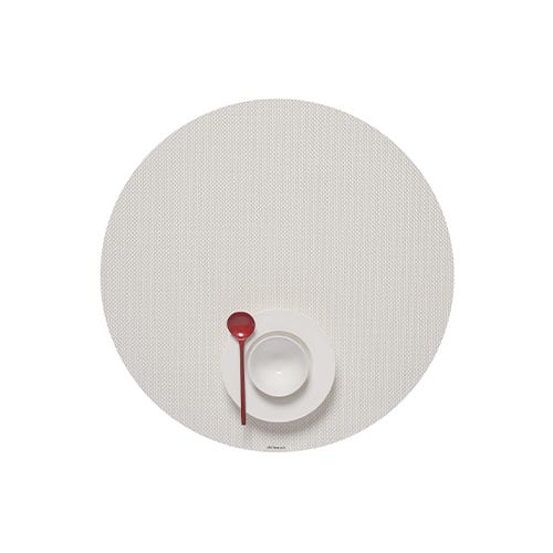 mini basketweave round placemat by chilewich 100408 002 21