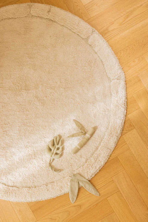 Bamboo Leaf Washable Rug 3