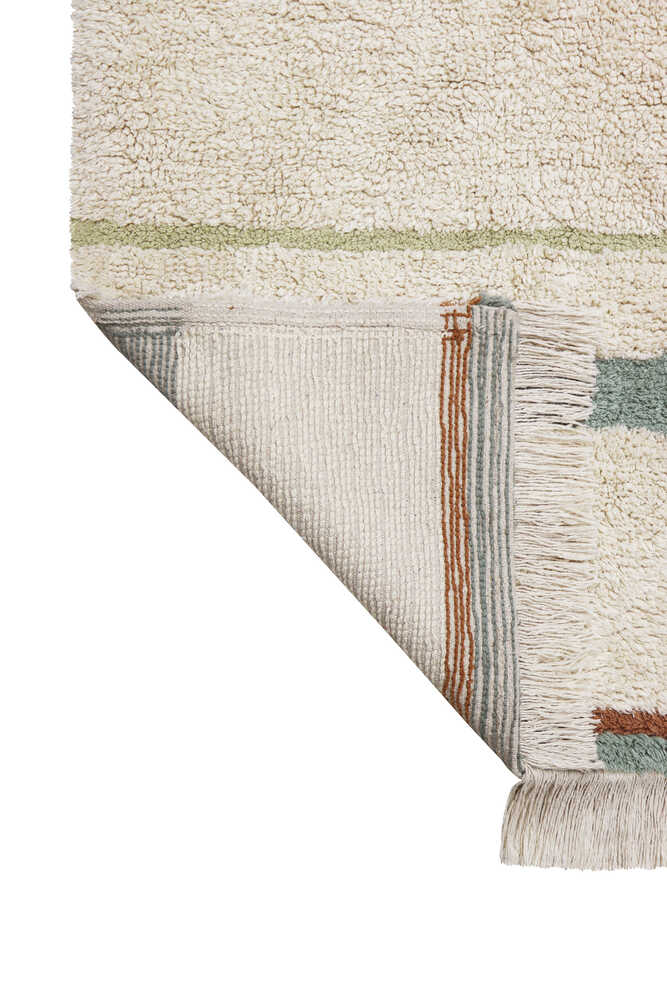 Lanes Vintage Blue Washable Rug 2