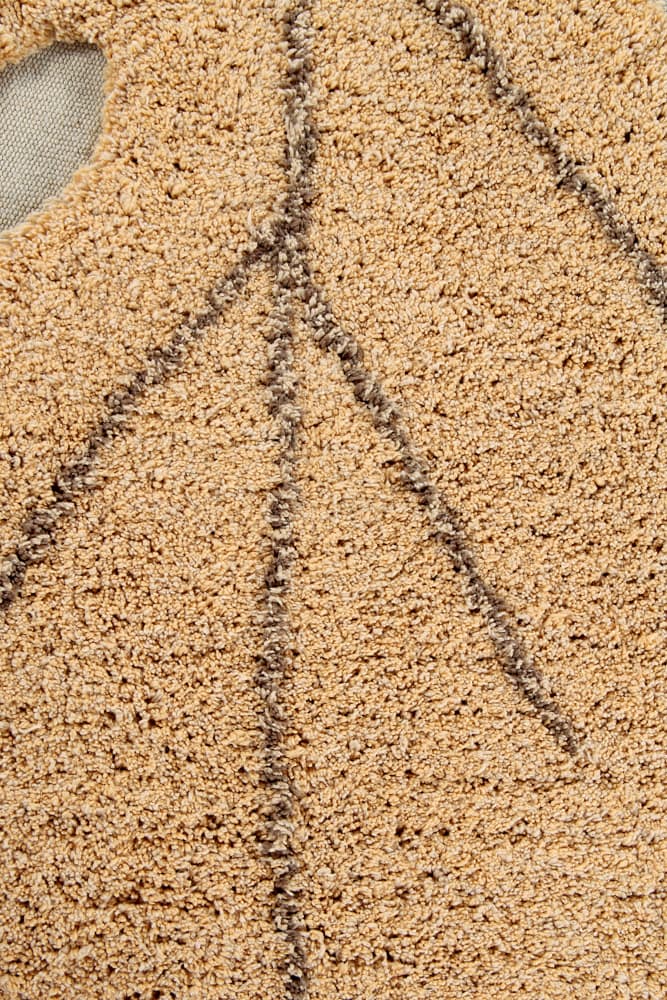 Monstera Honey Washable Rug 3
